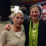 Heidi Donald with Karen Ebel at documentary screening