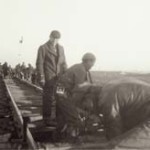 internees work on railroad