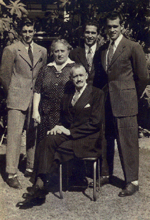 The Fuhr Family Standing: Gerhard, Anna, Eberhard, Julius Seated: Carl