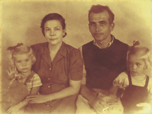family mug shot, 1943