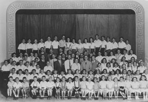 picture of large group of children and young adults