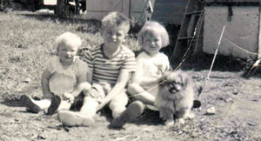 Werner Ahrens' three children