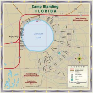 Camp Blanding map
