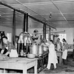 kitchen staff, Ft. Lincoln, North Dakota