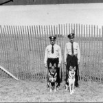 2 guards with 2 dogs