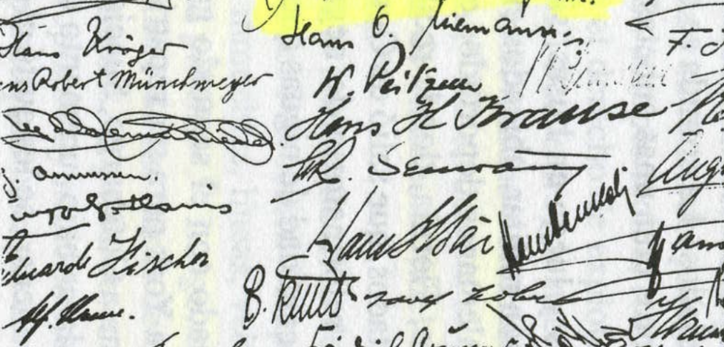 image of signatures