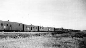 boxcar homes of internee railroaders