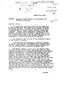Bannerman to Fitch memo, pg 1