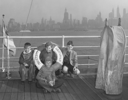 German children internees on board Gripsholm