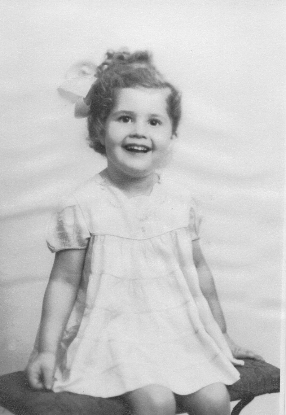 Sigrid Banzhaf, age 3