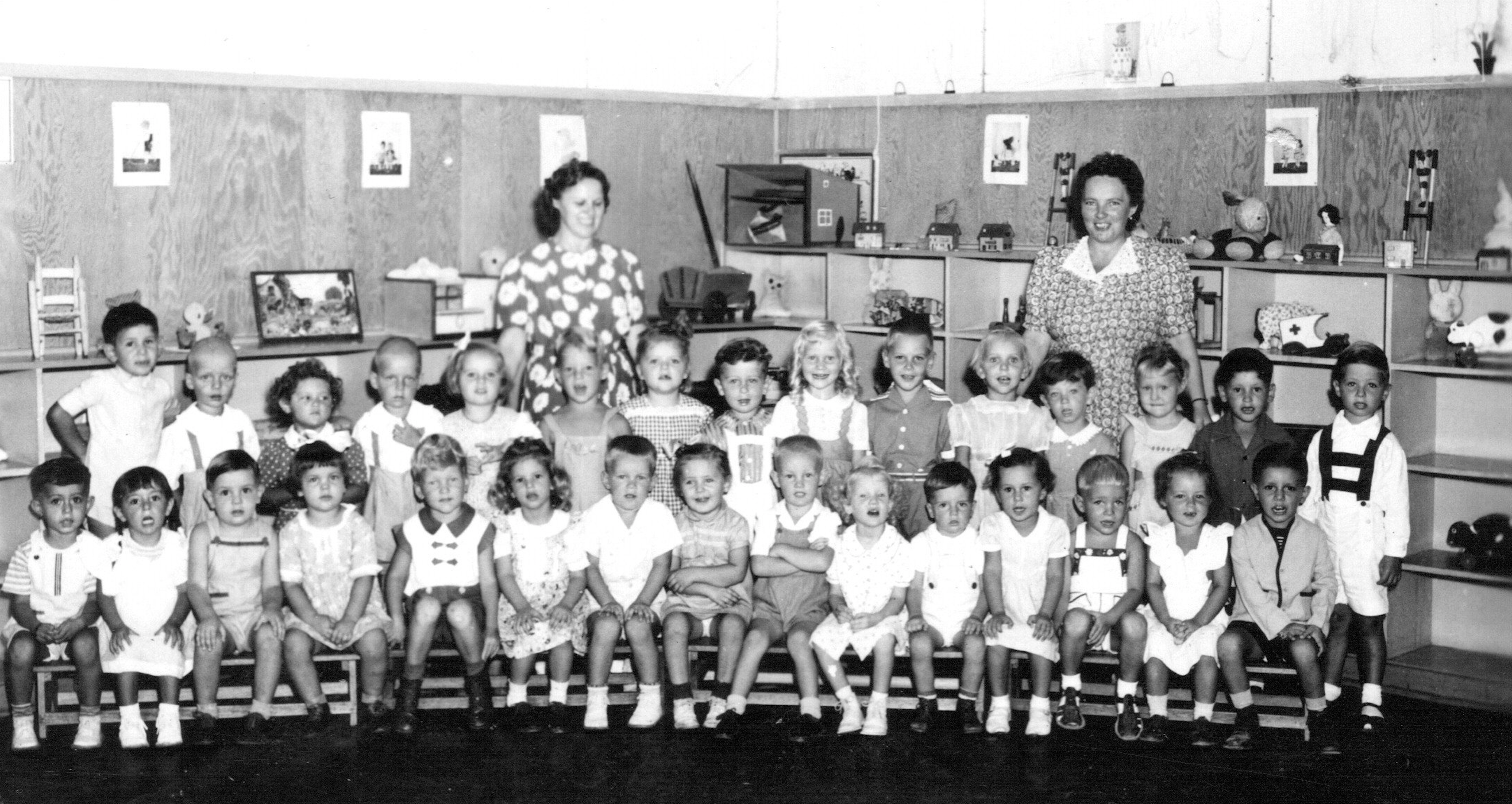 1945 Crystal City Internment Camp kindergarten